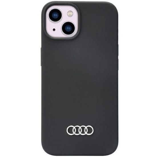 Изображение Audi Audi Silicone Case iPhone 14 6.1" black/black hardcase AU-LSRIP14-Q3/D1-BK
