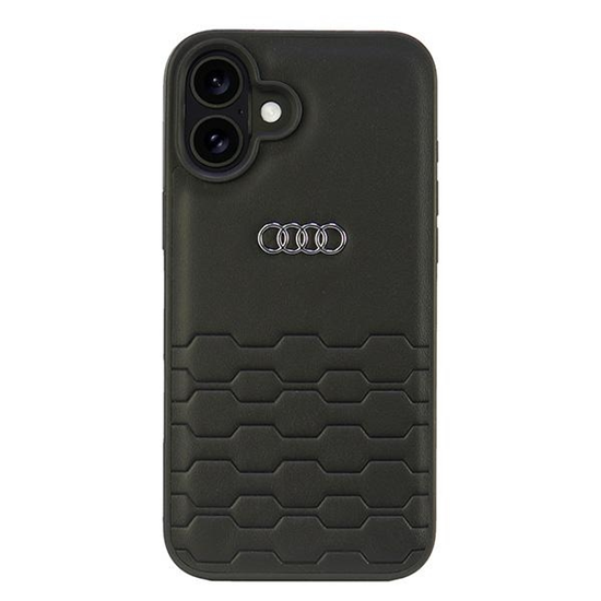 Picture of Audi Synthetic Leather iPhone 16 Plus 6.7" czarny|