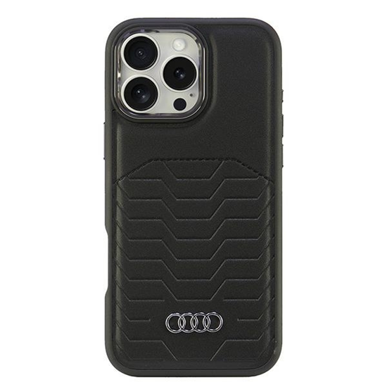 Picture of Audi Synthetic Leather MagSafe iPhone 16 Pro Max 6