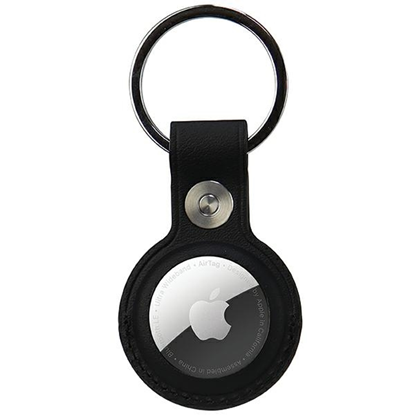 Изображение Audi etui Synthetic Leather AirTag czarny|black AU