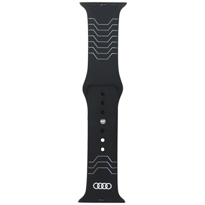 Изображение Audi Geometric Pattern Silicone Watch Strap for Ap
