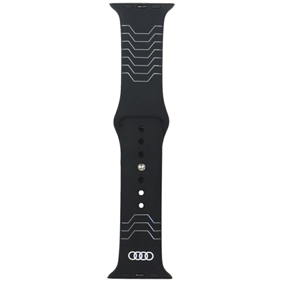 Изображение Audi Geometric Pattern Silicone Watch Strap for Ap