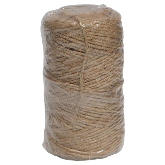 Изображение Aukla džutas, 3-pavedienu savīta, brūna, 100m