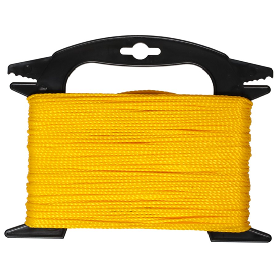 Изображение Aukla vīta polipropilēna (dzeltena), 2mm. 50M