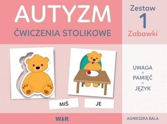 Picture of Autyzm - wiczenia stolikowe Zestaw1 zabawki