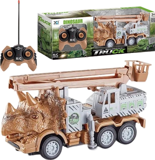 Picture of AUTO CIARÓWKA ZDALNIE STEROWANA DINOZAUR MUZYKA KOSZ STRA NA PILOT RC