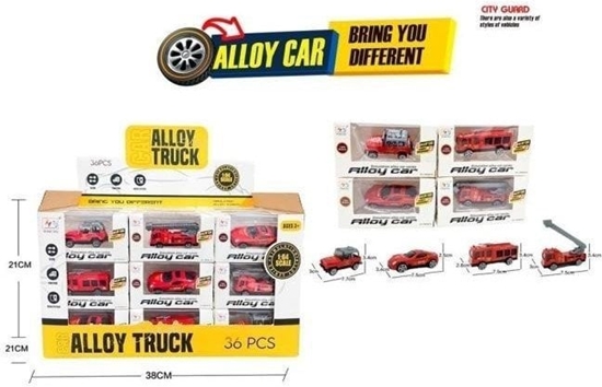 Picture of Auto metalowe 36szt