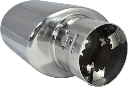 Picture of Automax Chromowana kocówka tumika 117mm, monta 45-60mm uniwersalny