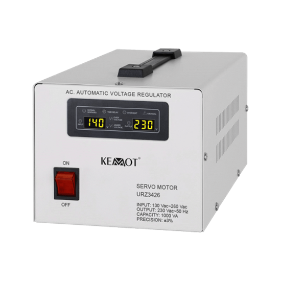 Изображение Automātiskais sprieguma stabilizators ar iebūvētu servomotoru| 1000VA |  MSER-1000