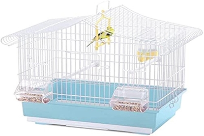 Picture of Ava, klatka, dla ptakw, biaa/turkusowa, 42x26x42 cm