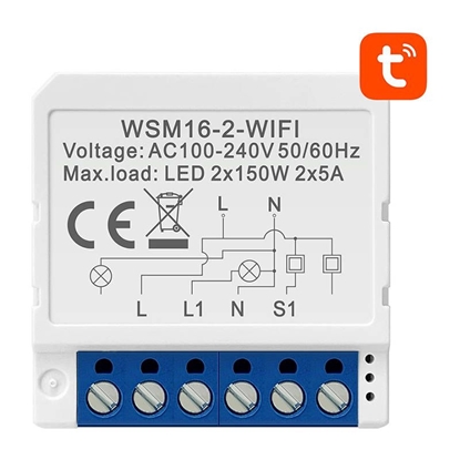 Picture of Avatto Smart Switch Module WiFi Avatto WSM16-W2 TUYA