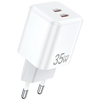 Picture of AWEI ład. siec. PD65-EU 35W 2x USB-C biała|white G