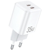 Picture of AWEI ład. siec. PD65-EU 35W 2x USB-C biała|white G