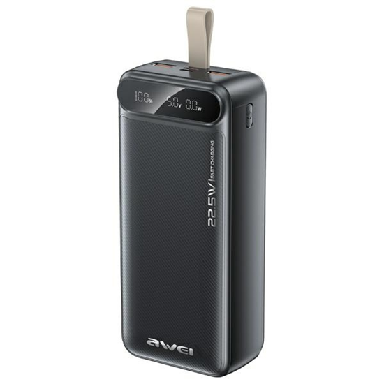 Picture of AWEI PowerBank PA-12 30000mAh 22,5W melns
