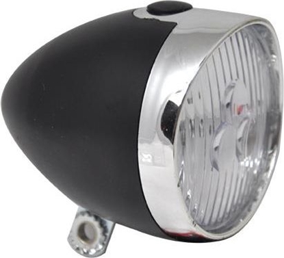 Attēls no Axer Sport Lampka rowerowa przednia Retro czarna (A1993)