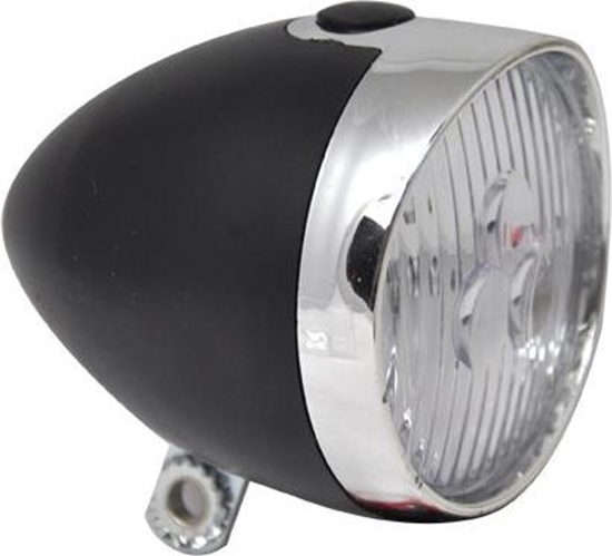 Picture of Axer Sport Lampka rowerowa przednia Retro czarna (A1993)