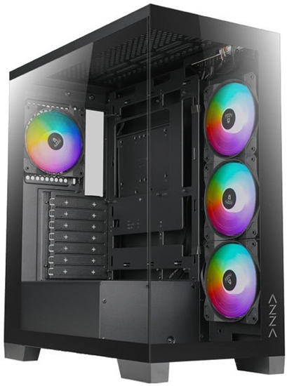 Picture of AZZA Cove 570 Miditower black 4xARGB Lüfter