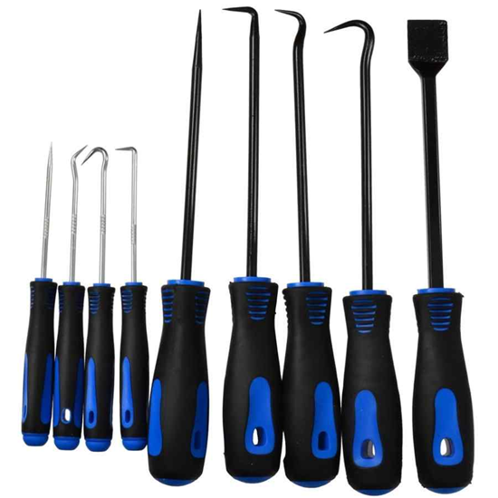 Picture of Āķu komplekts blīvslēgu izņemšanai 9gab