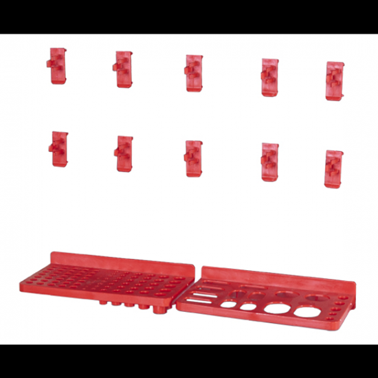 Picture of Āķu un plauktu komplekts Ergobox sienai B12