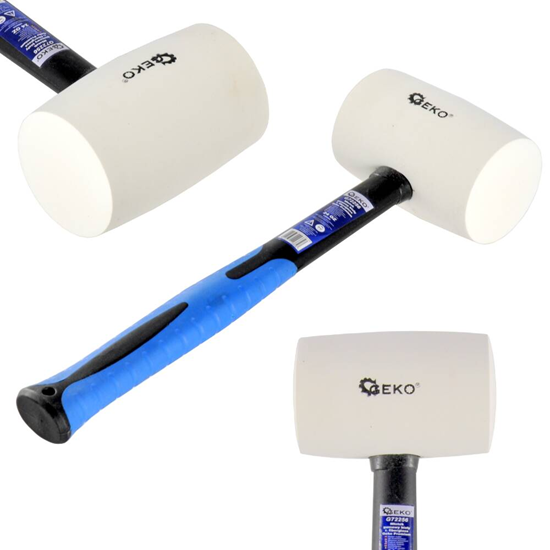 Picture of Āmurs gumijas  850g balts ar stikla šķ. rokturi