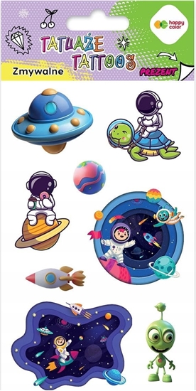 Изображение BaByliss Tatuae zmywalne Cosmos HAPPY COLOR