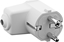 Attēls no Bachmann Angled mounting plug white, CEE 7/7 2-pole with earthing contact