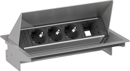 Attēls no Bachmann CONEO SET 3x earthing contact 1x ABD, silver