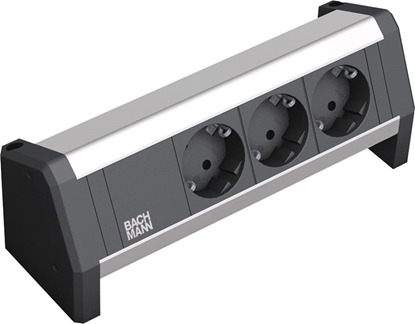 Attēls no Bachmann Desk socket strip 3x earthing contact