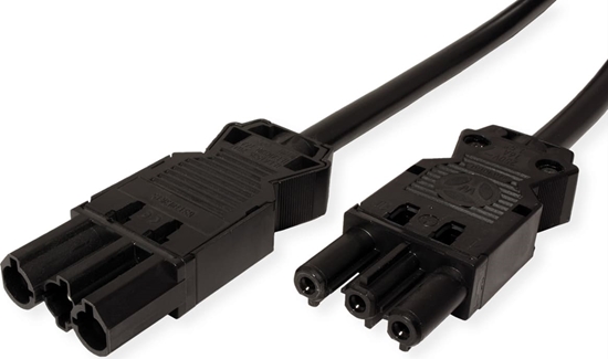 Picture of Bachmann device extension GST18-3 plug/coupling, 2 m, black, 1 m