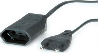 Attēls no Bachmann Euro extension lead 230V/2.5A, black, 2 m