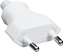 Attēls no Bachmann Euro flat plug, white, Screw connection PU 3 pcs. in polybag