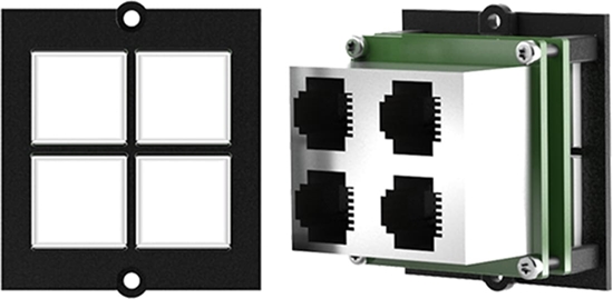 Picture of Bachmann frame 4xbutton 4xRJ11