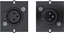 Picture of Bachmann frame XLR 3-pin socket, Screw terminal 3-pin cover cap