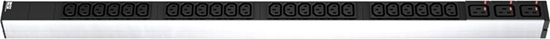 Picture of Bachmann IT PDU ALU 1U 24x C13 3x C19 plug CEE L+N+PE 16A blue