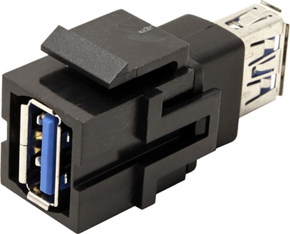 Изображение Bachmann Keystone USB 3.0 coupler type A/A, black