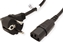 Attēls no Bachmann mains cable, straight IEC socket, black, 0.5 m