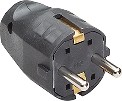 Attēls no Bachmann mounting plug, for supply cable H03VV-F3G0.75-1.0-1.5mm, black