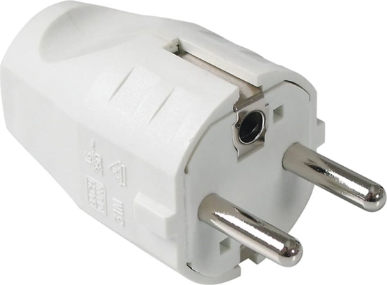 Picture of Bachmann mounting plug, for supply cable H03VV-F3G0.75-1.0-1.5mm, white