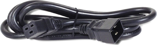 Picture of Bachmann power cable IEC320/C19-C20 16A/250V IEC connection, black, 1 m