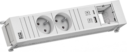 Attēls no Bachmann POWER FRAME 2xUTE 1xCM 1xUSB A/C 22W 0.2m GST18