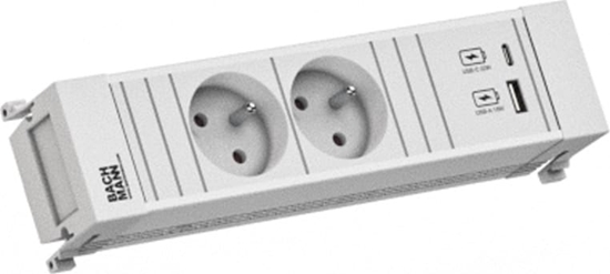 Picture of Bachmann POWER FRAME 2xUTE 1xUSB A/C 22W 0.2m GST18