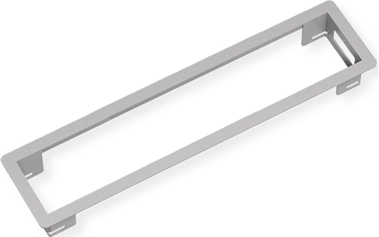 Picture of Bachmann POWER FRAME installation frame medium 4-gang, silver