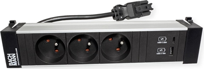 Attēls no Bachmann POWER FRAME M 3xUTE 1xUSB A&C 22W 0.2m GST18