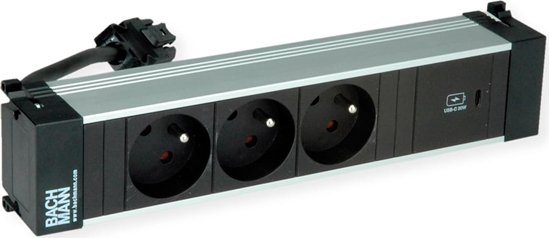Picture of Bachmann POWER FRAME M 3xUTE 1xUSB C 30W 0.2m GST18