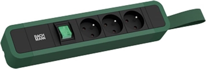 Attēls no Bachmann PRIMO 2 3xUTE 1xswitch with loop 2.0m CEE7/7 RAL6028