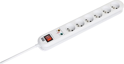 Picture of Bachmann SMART 6xUTE 1xSPD 1xSchalter 3,0m CEE7/7, ws