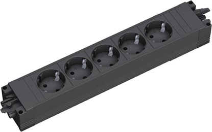 Picture of Bachmann STEP BASE 5x earthing contact, black