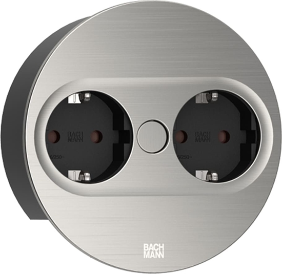 Picture of Bachmann TWIST 2 2xCEE7/3 2,0m AEH stainless steel optic round