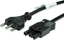 Picture of Bachmann Zuleitung H05VV-F 3G1,5mm²  5m, Schwarz Italien P40 Stecker 16A Kupplung