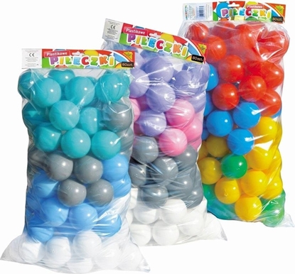 Attēls no Baczek Piki basenowe 7cm 80szt MIX